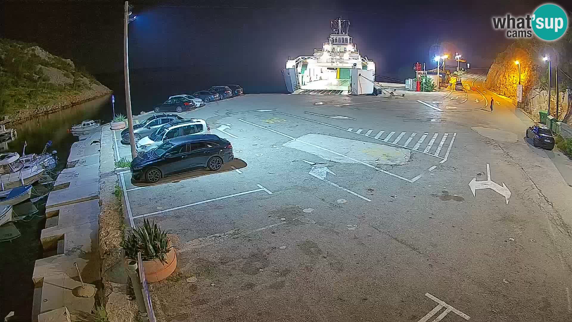 Webcam porto traghetti di Prizna – per l’isola di Pag
