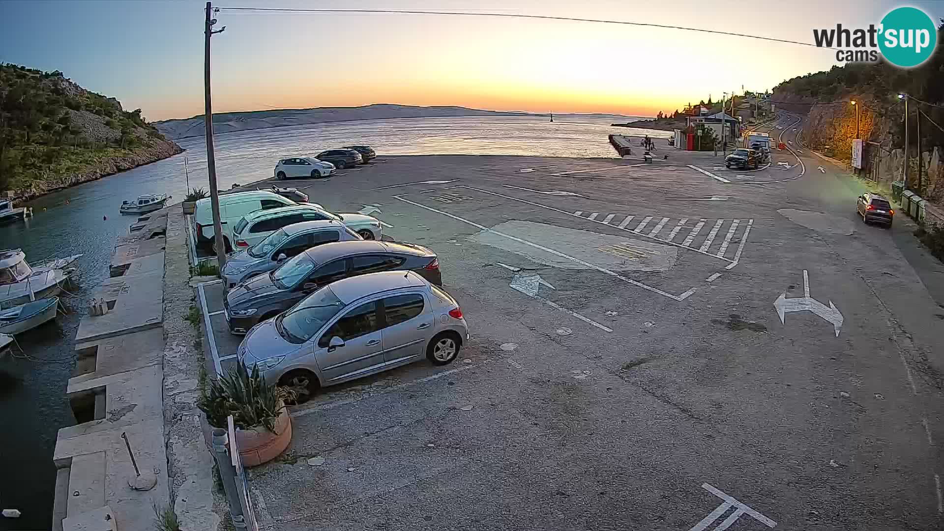 Webcam porto traghetti di Prizna – per l’isola di Pag