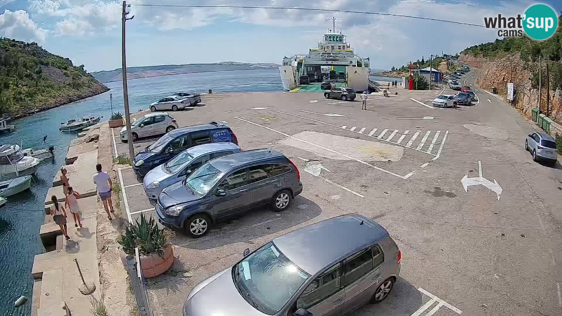 Webcam porto traghetti di Prizna – per l’isola di Pag