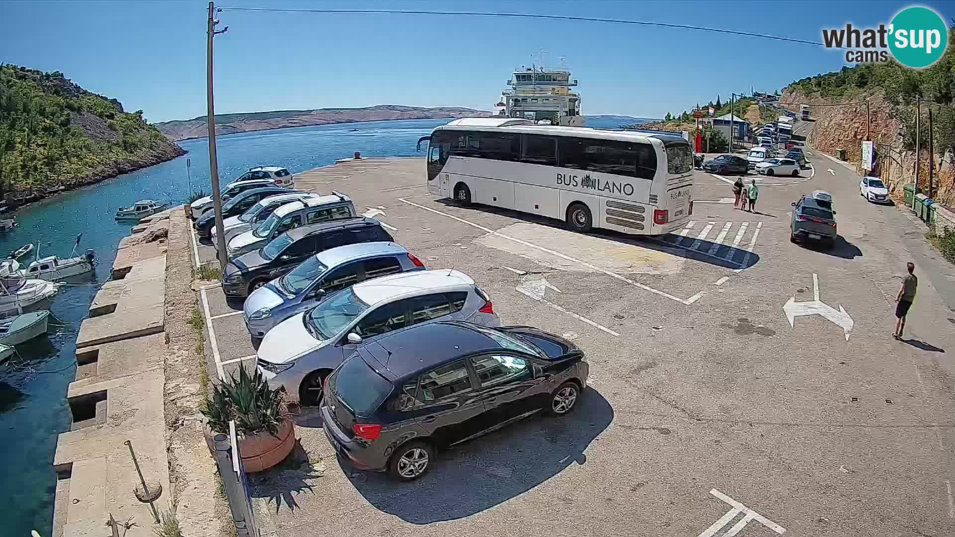 Webcam porto traghetti di Prizna – per l’isola di Pag