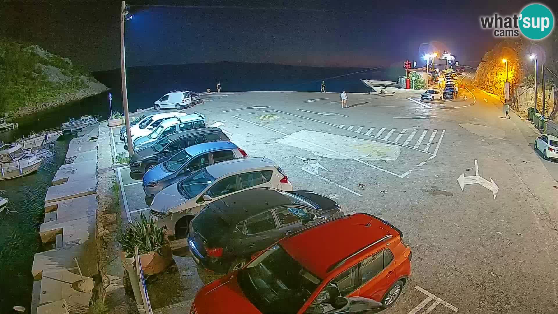 Webcam Fährhafen Prizna – zur Insel Pag