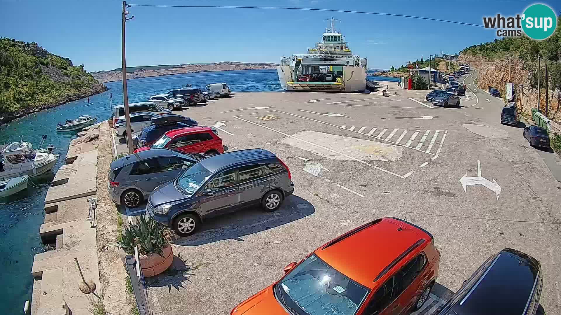 Webcam porto traghetti di Prizna – per l’isola di Pag