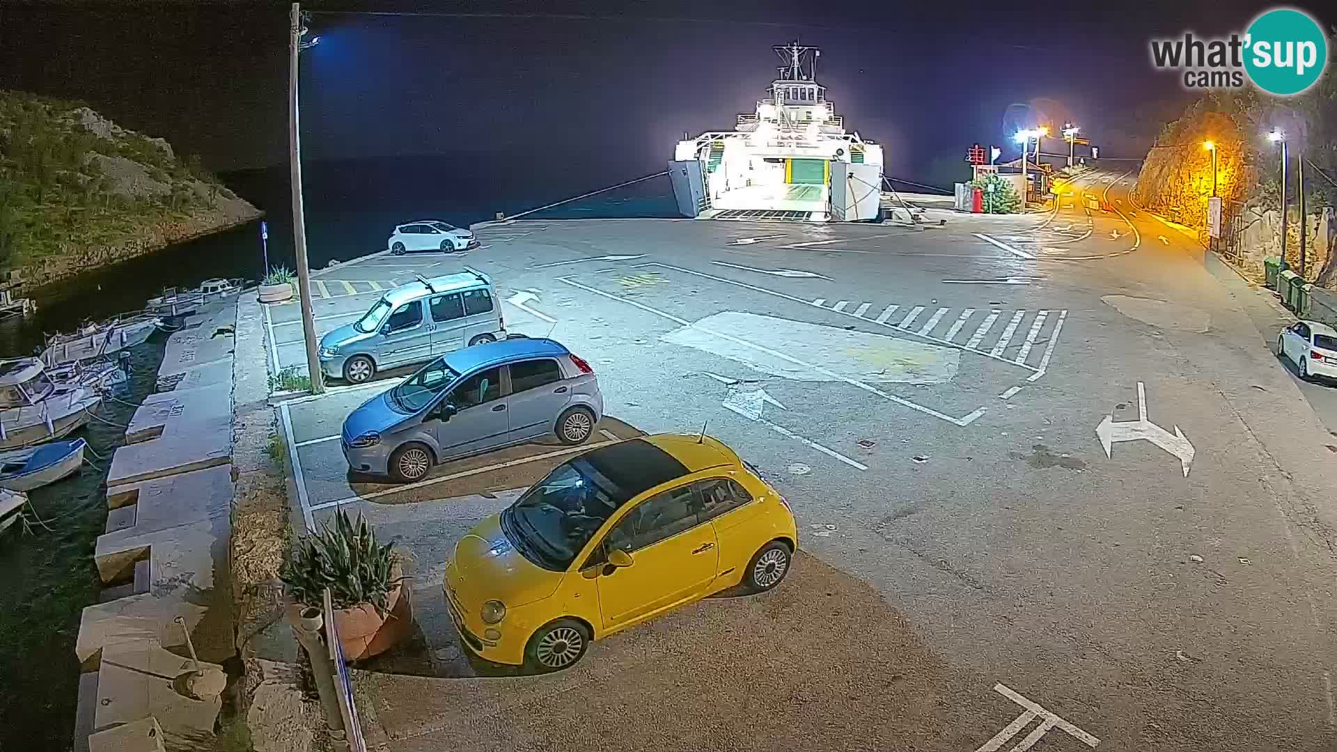 Webcam porto traghetti di Prizna – per l’isola di Pag