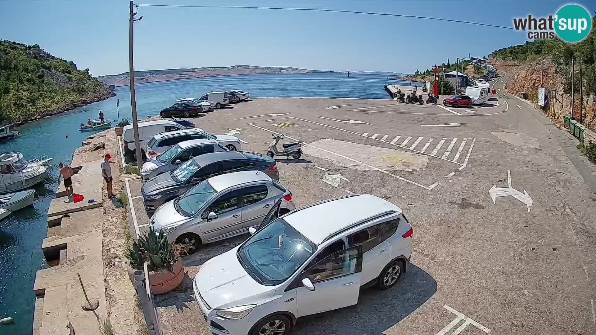 Webcam porto traghetti di Prizna – per l’isola di Pag