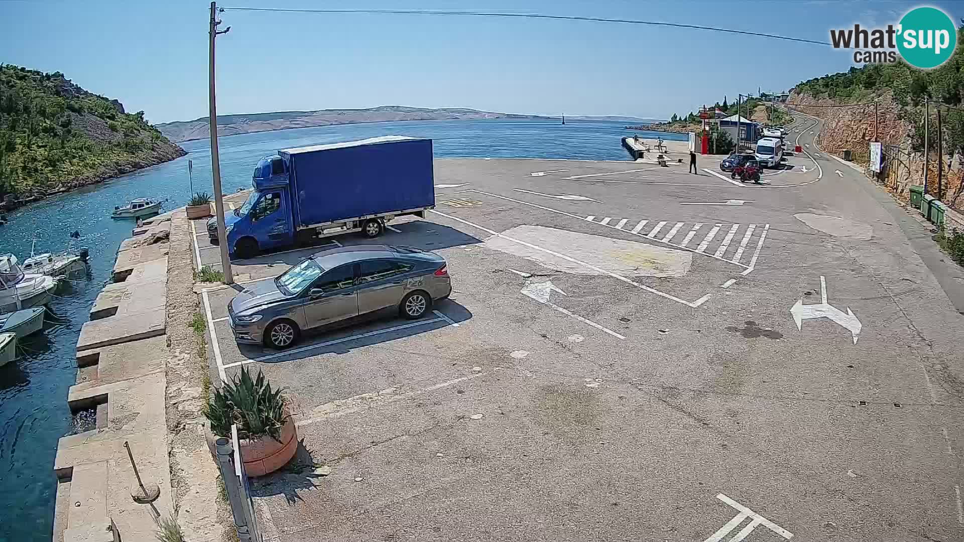 Webcam porto traghetti di Prizna – per l’isola di Pag