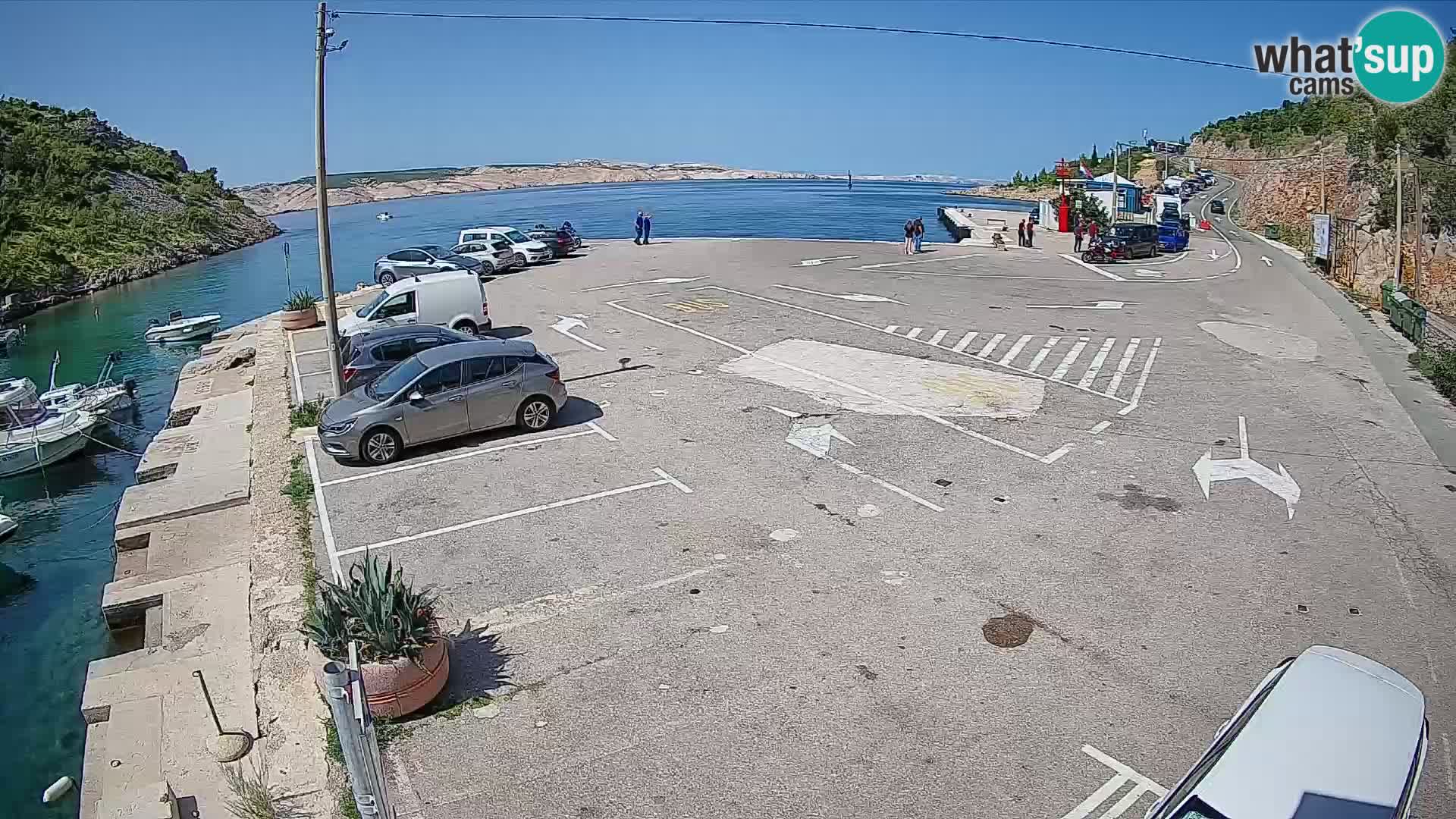 Webcam porto traghetti di Prizna – per l’isola di Pag