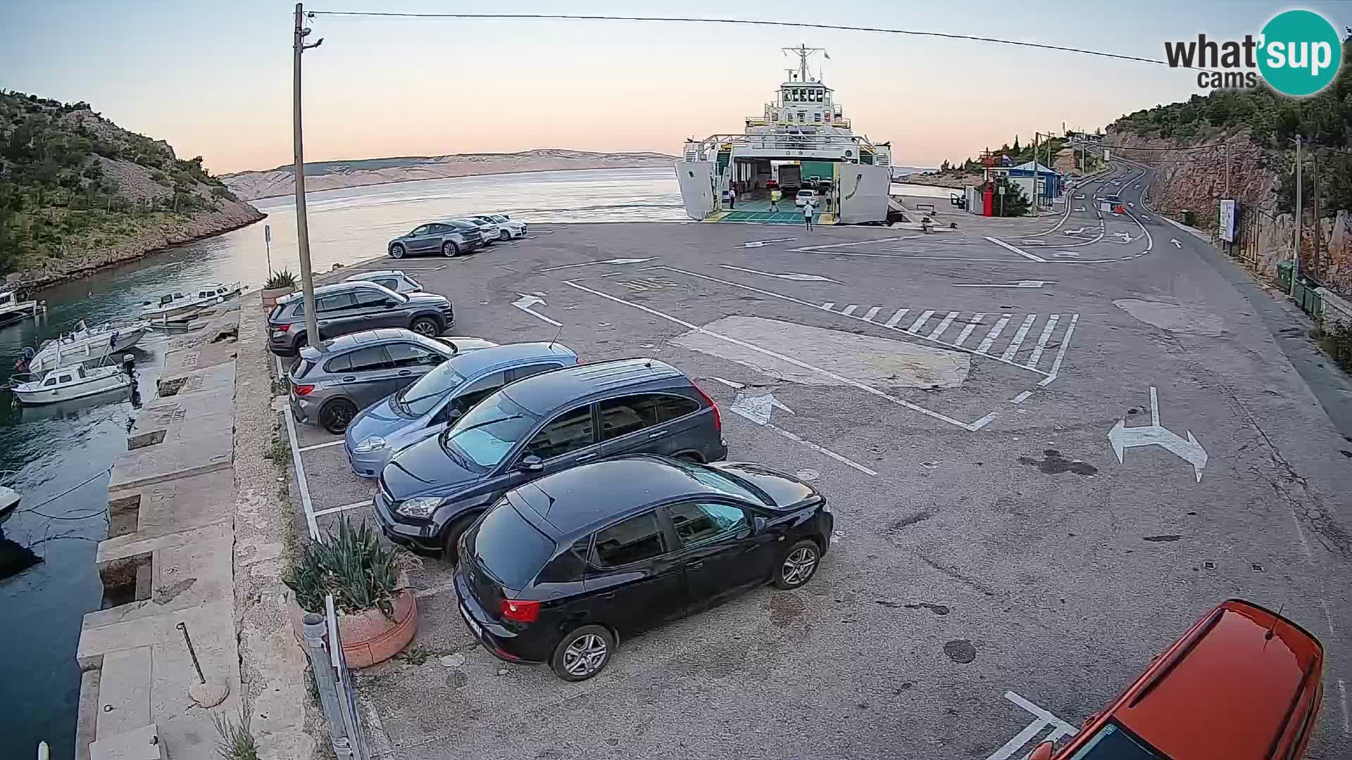 Webcam porto traghetti di Prizna – per l’isola di Pag