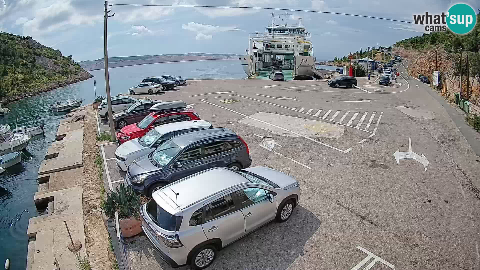 Webcam porto traghetti di Prizna – per l’isola di Pag