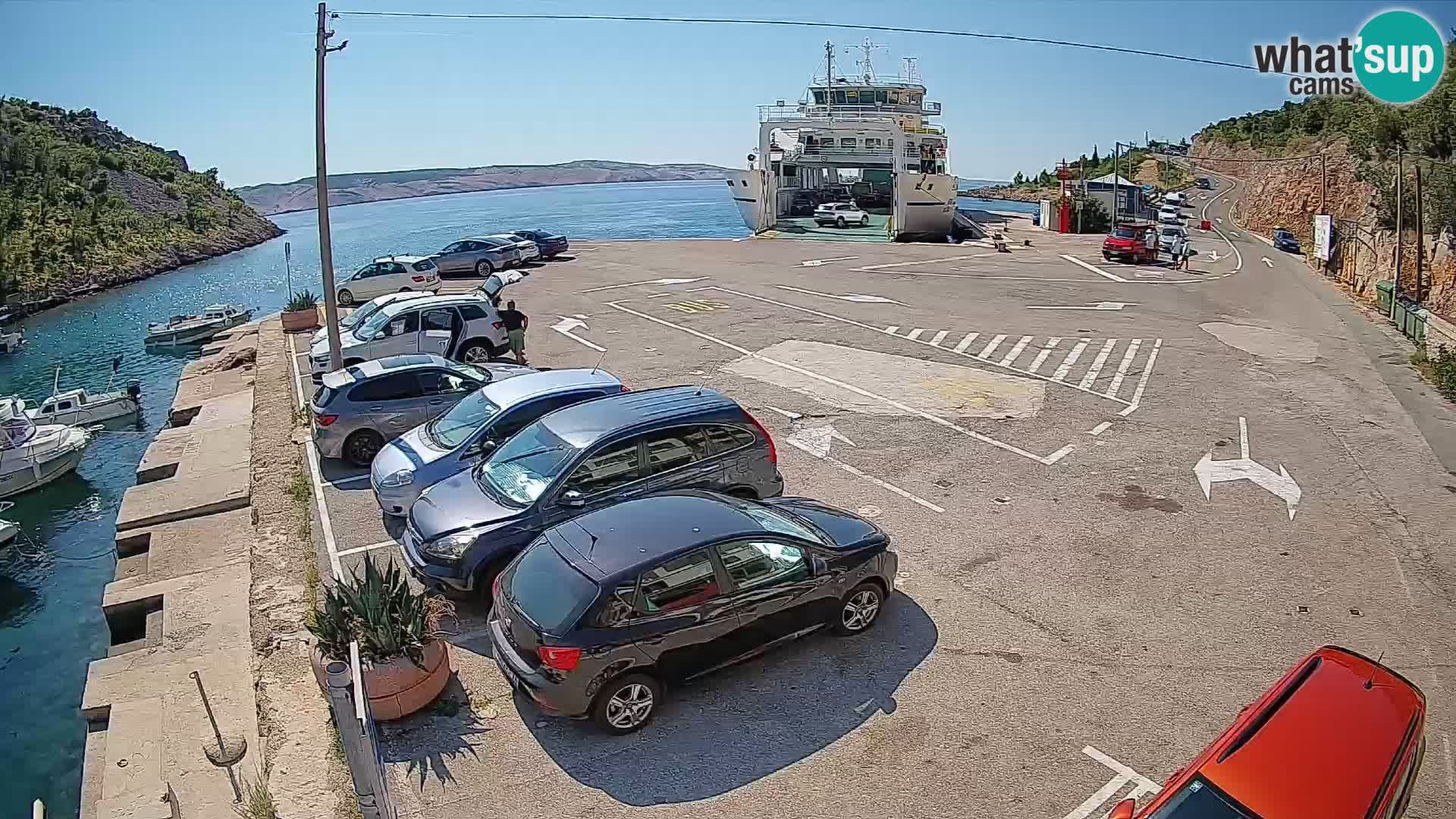 Webcam porto traghetti di Prizna – per l’isola di Pag