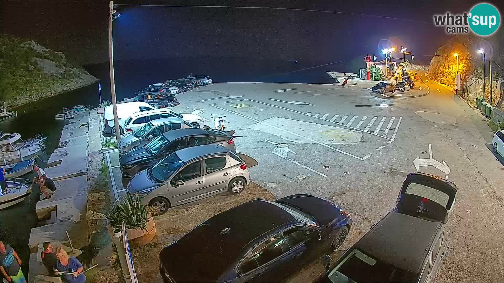 Webcam Fährhafen Prizna – zur Insel Pag