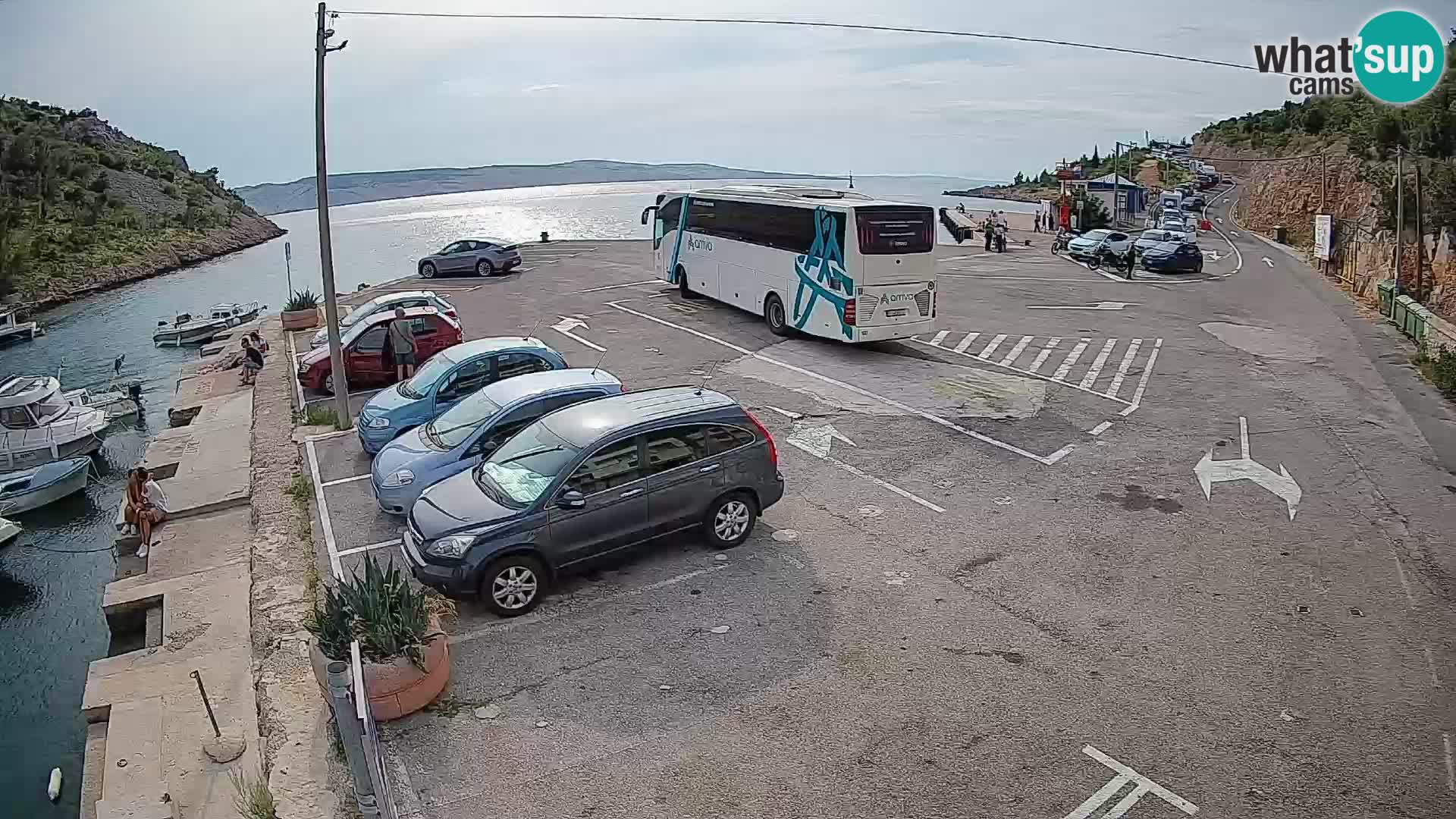 Webcam porto traghetti di Prizna – per l’isola di Pag