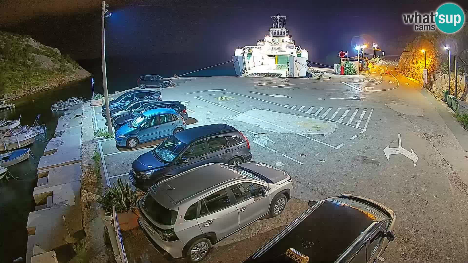 Webcam porto traghetti di Prizna – per l’isola di Pag