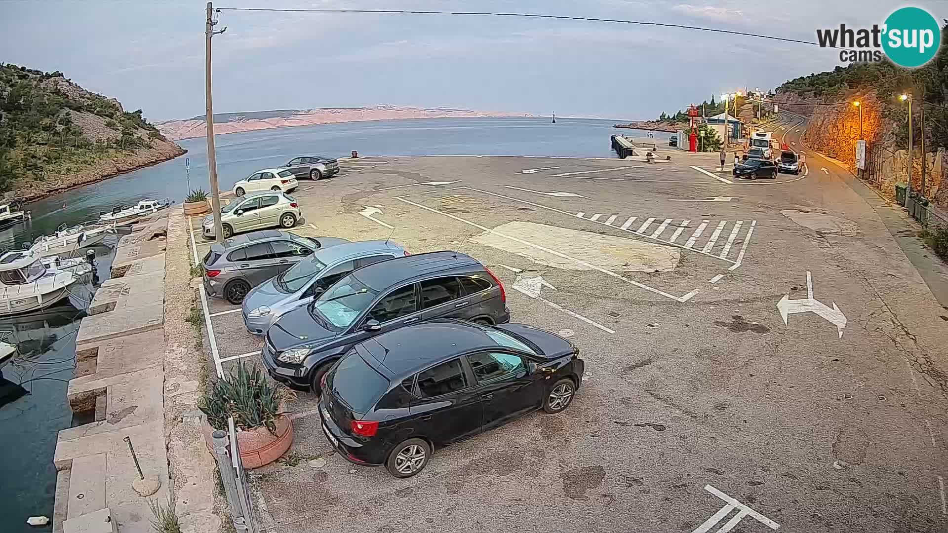 Webcam porto traghetti di Prizna – per l’isola di Pag