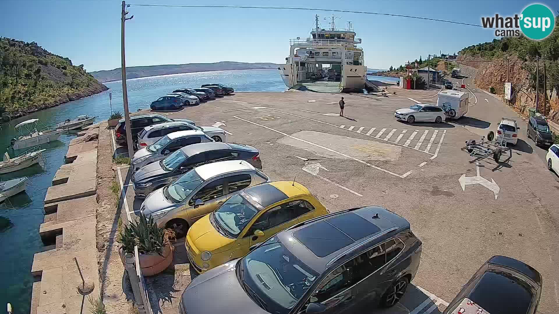 Webcam porto traghetti di Prizna – per l’isola di Pag
