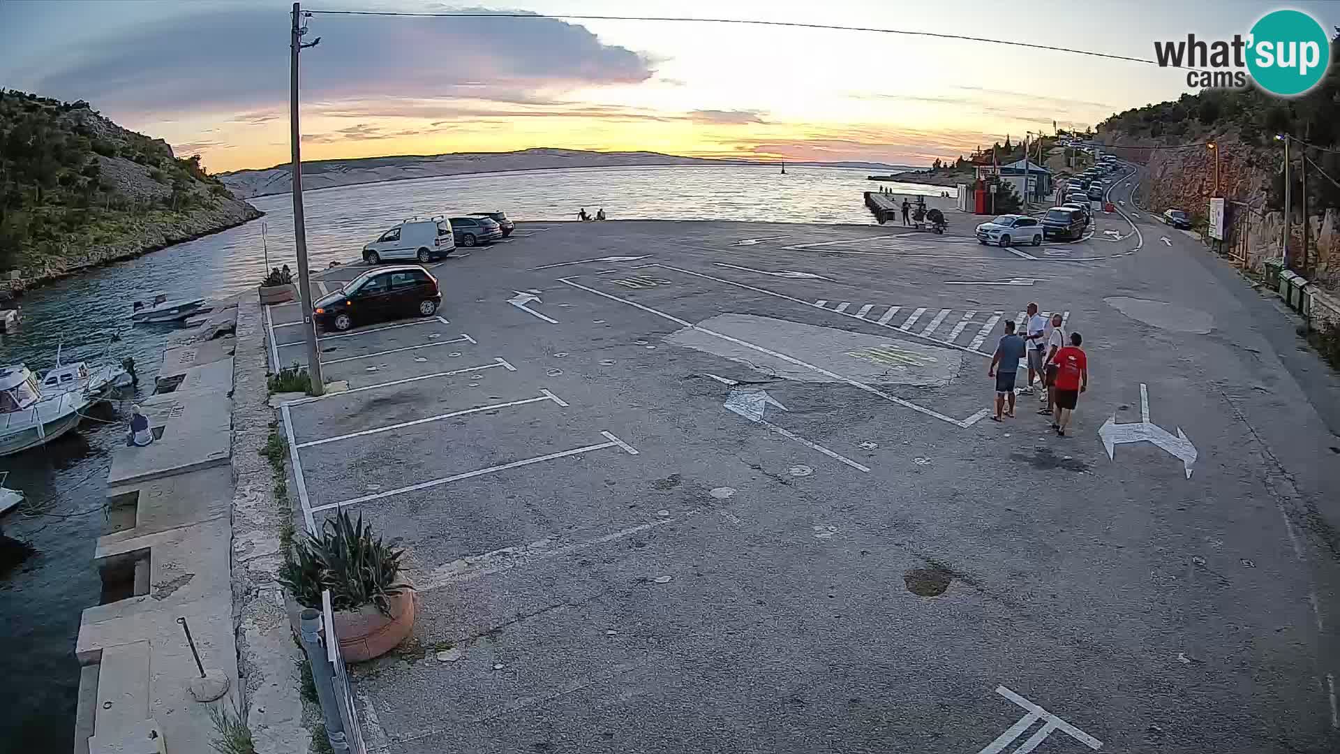 Webcam porto traghetti di Prizna – per l’isola di Pag