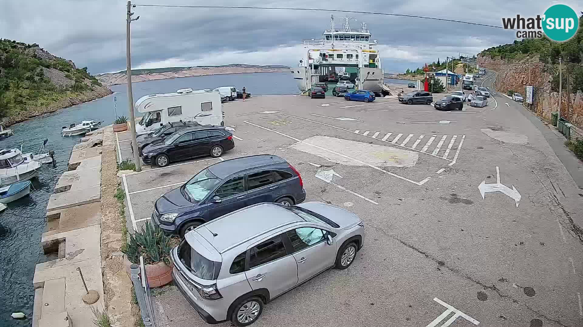 Webcam porto traghetti di Prizna – per l’isola di Pag