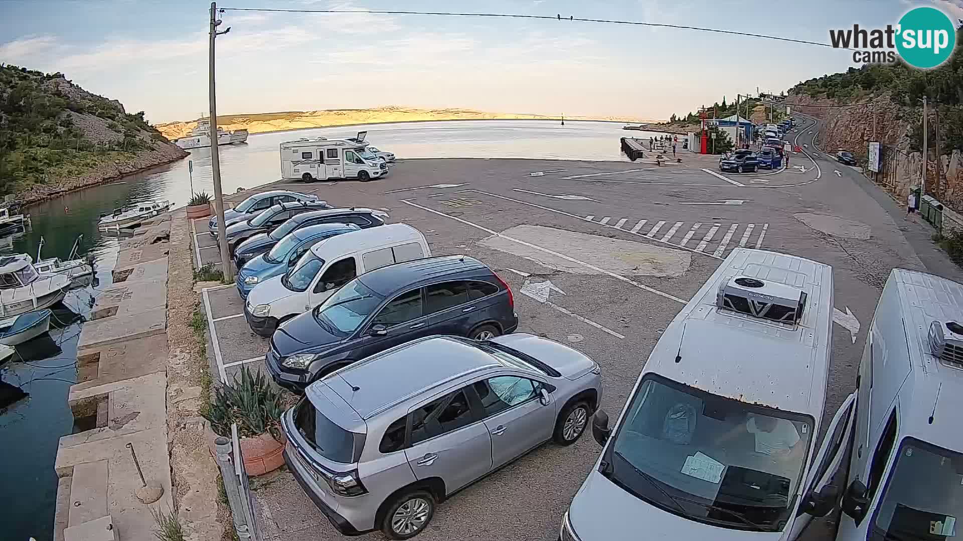 Webcam porto traghetti di Prizna – per l’isola di Pag
