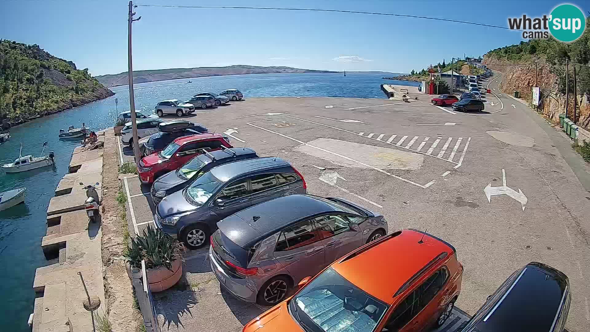 Webcam porto traghetti di Prizna – per l’isola di Pag