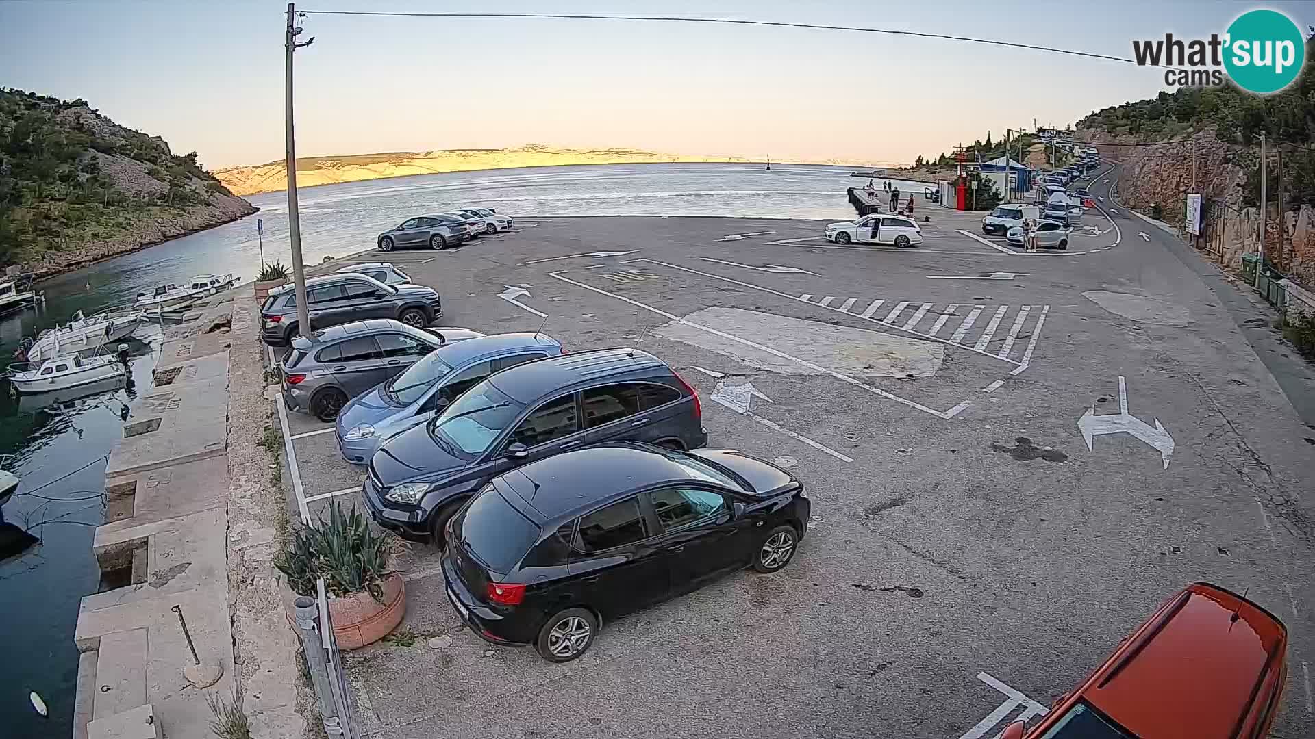 Webcam porto traghetti di Prizna – per l’isola di Pag
