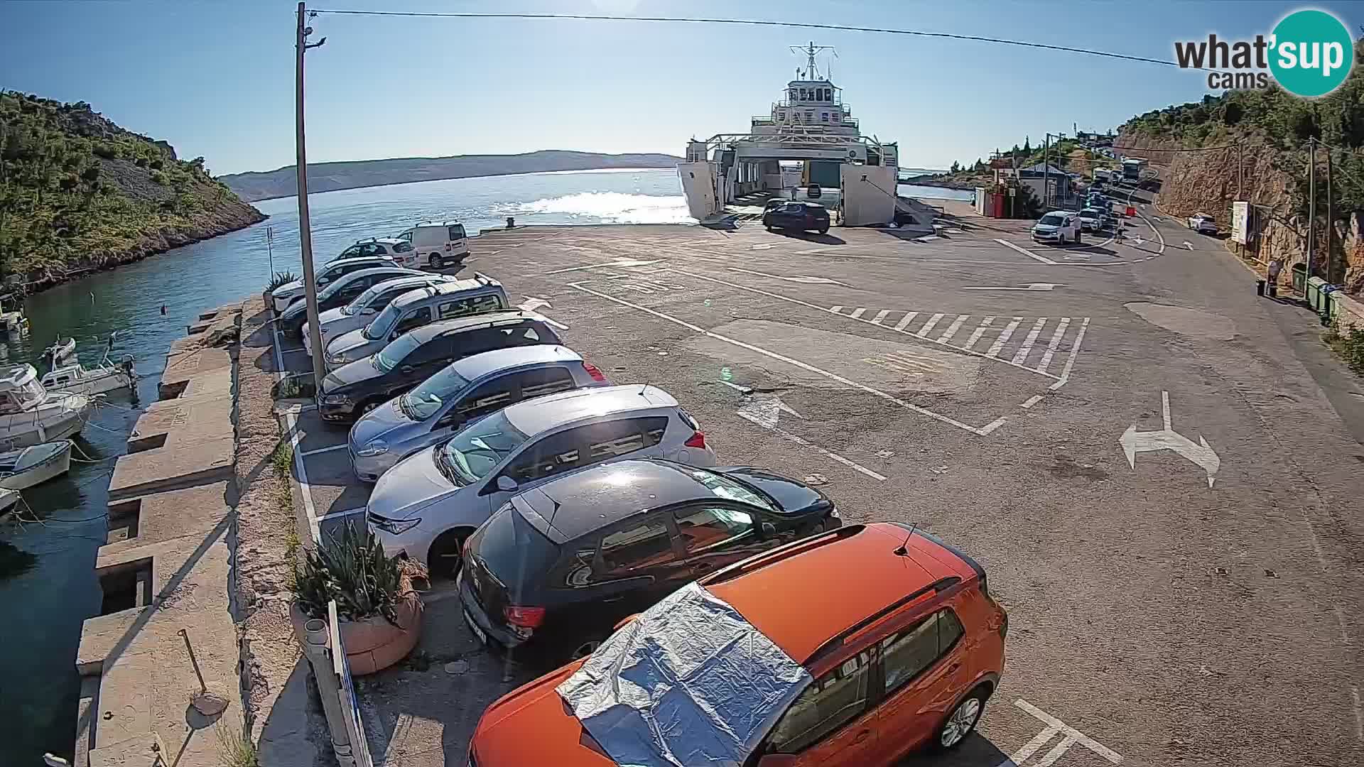 Webcam porto traghetti di Prizna – per l’isola di Pag