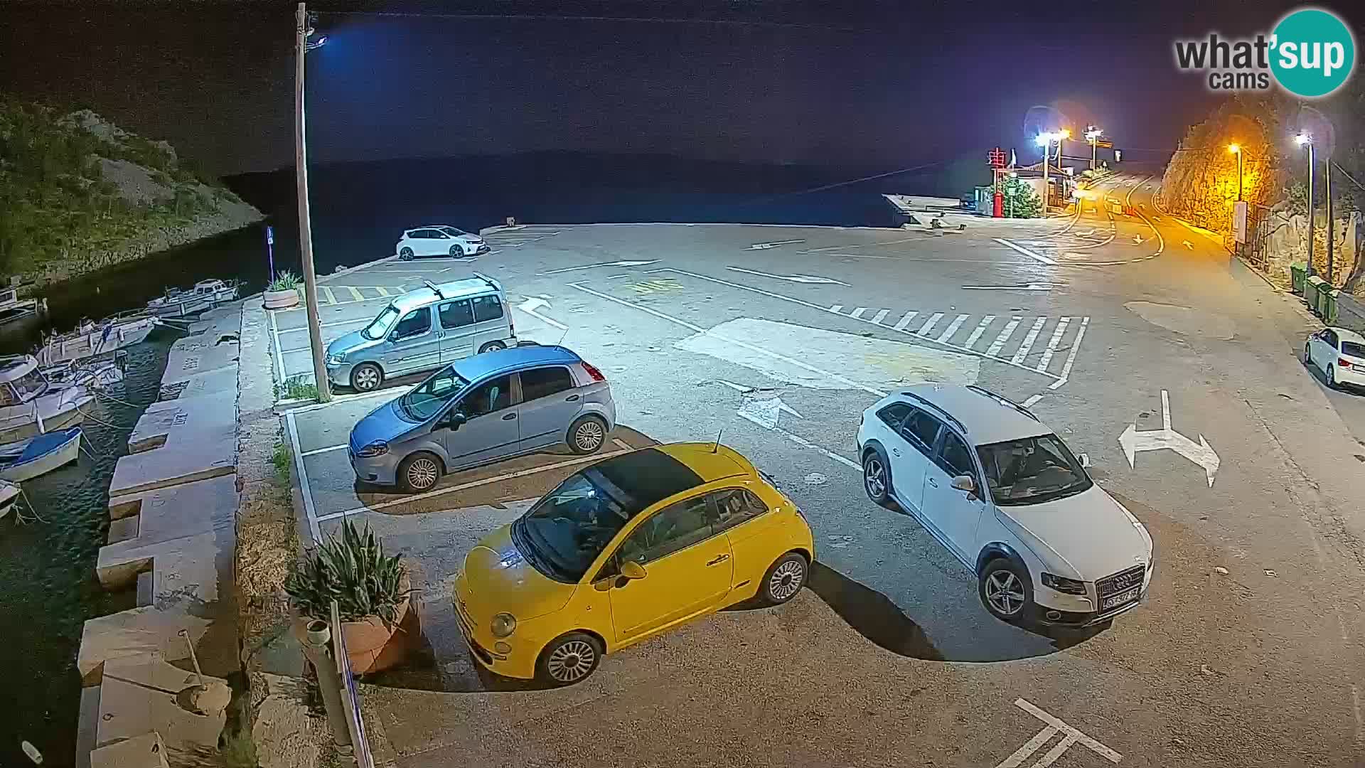Webcam Fährhafen Prizna – zur Insel Pag