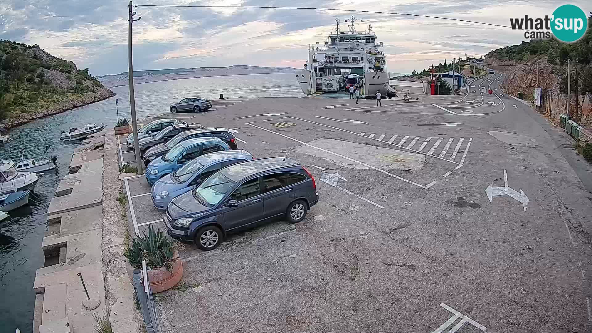 Webcam porto traghetti di Prizna – per l’isola di Pag