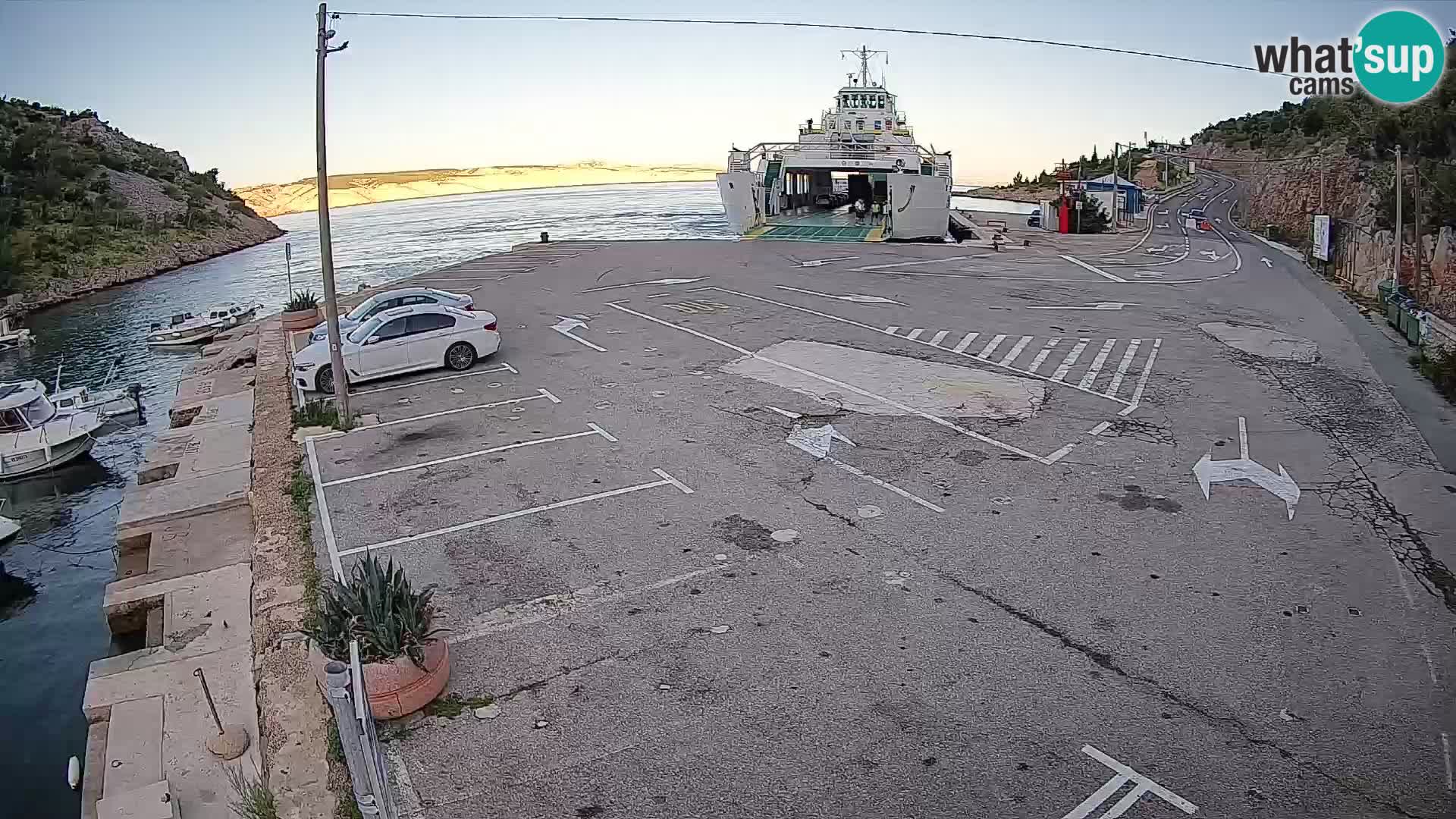Webcam porto traghetti di Prizna – per l’isola di Pag