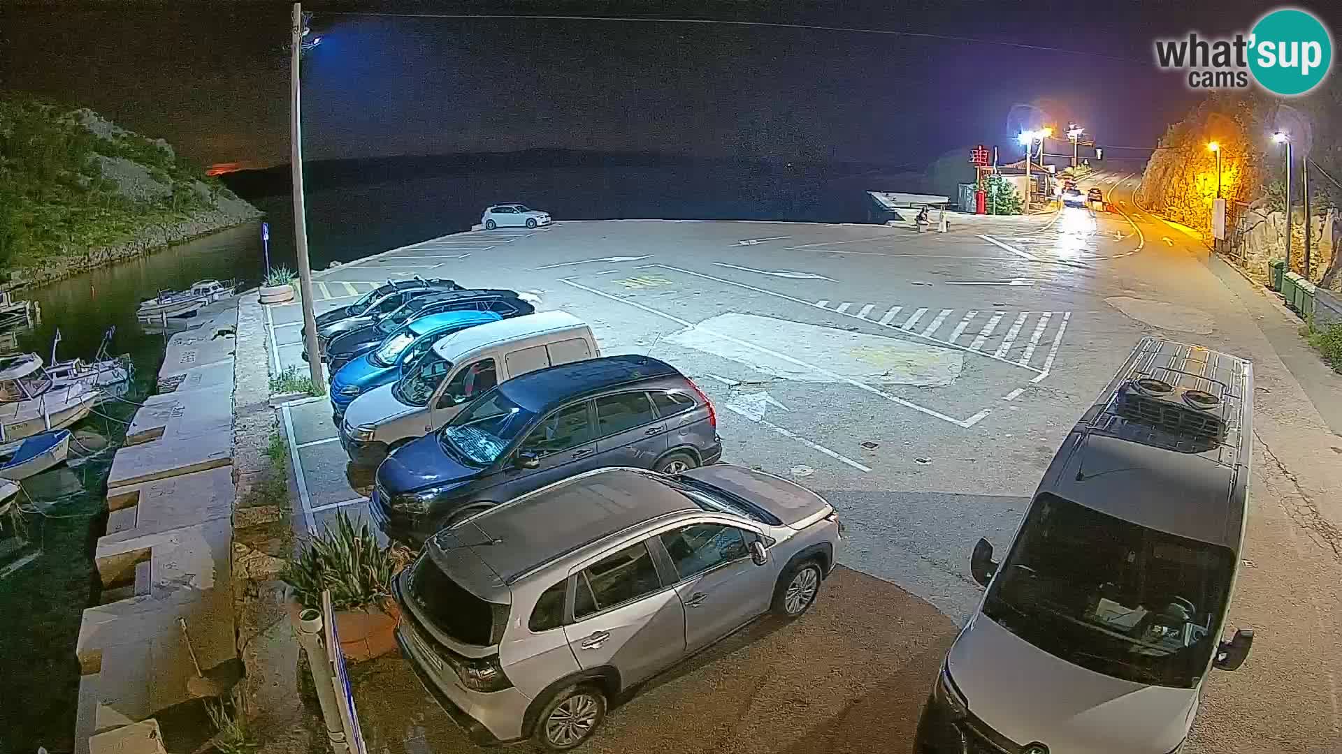 Webcam Fährhafen Prizna – zur Insel Pag