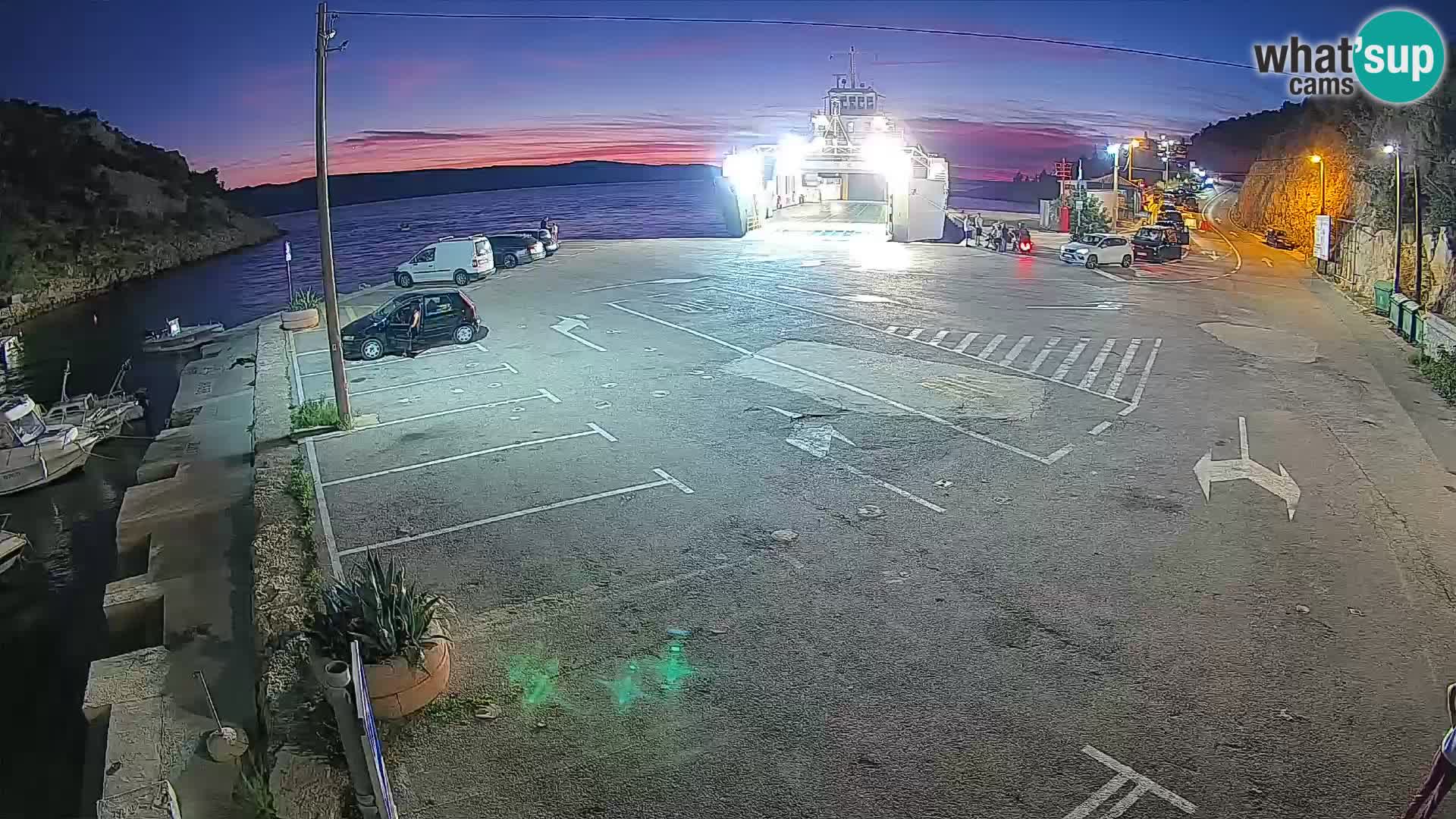Webcam porto traghetti di Prizna – per l’isola di Pag