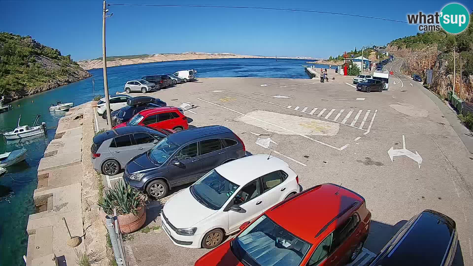 Webcam porto traghetti di Prizna – per l’isola di Pag