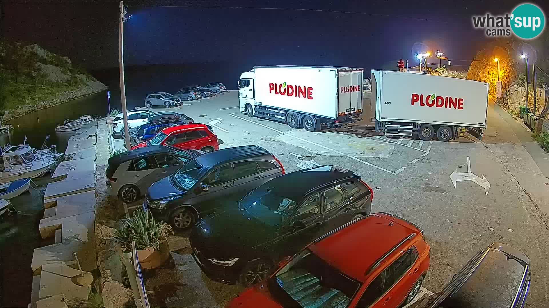 Webcam porto traghetti di Prizna – per l’isola di Pag