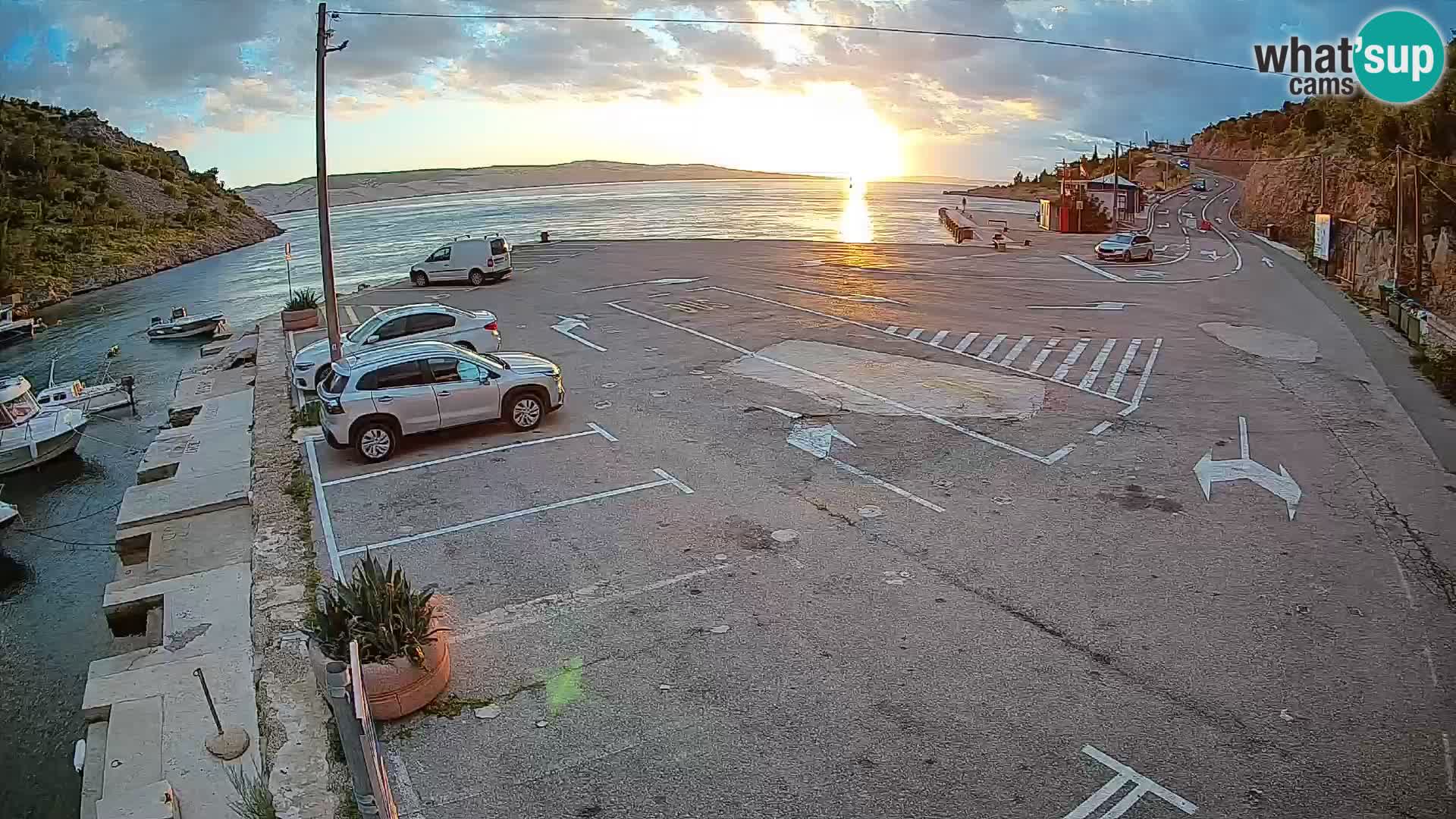 Webcam porto traghetti di Prizna – per l’isola di Pag