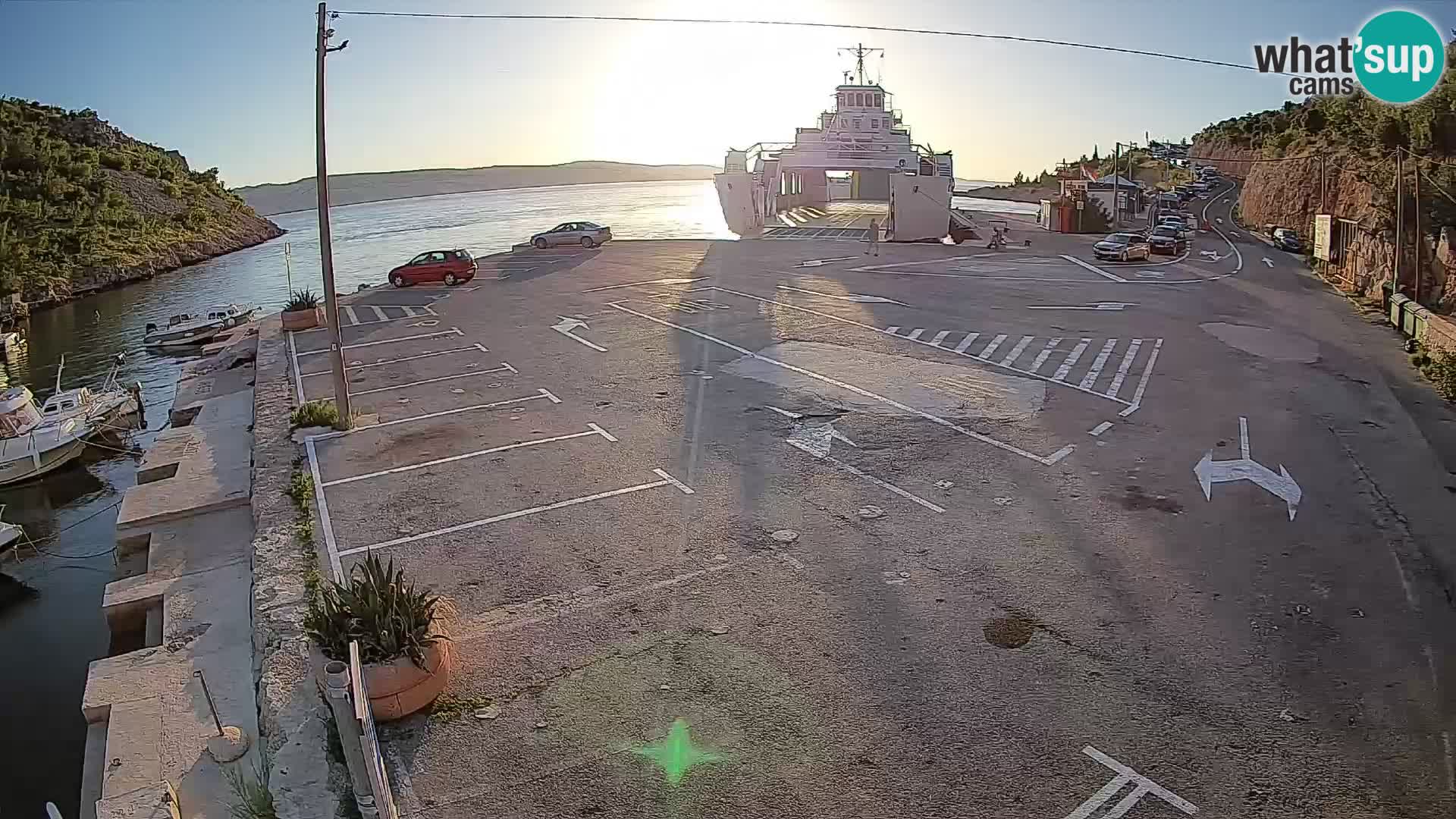Webcam porto traghetti di Prizna – per l’isola di Pag