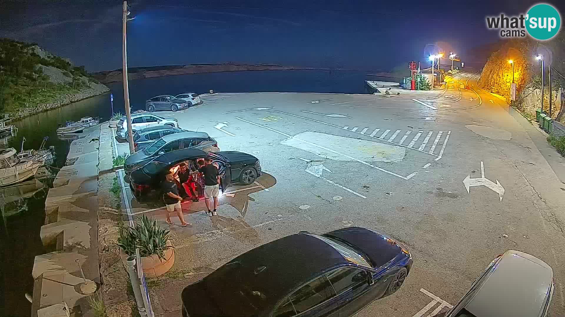 Webcam Fährhafen Prizna – zur Insel Pag