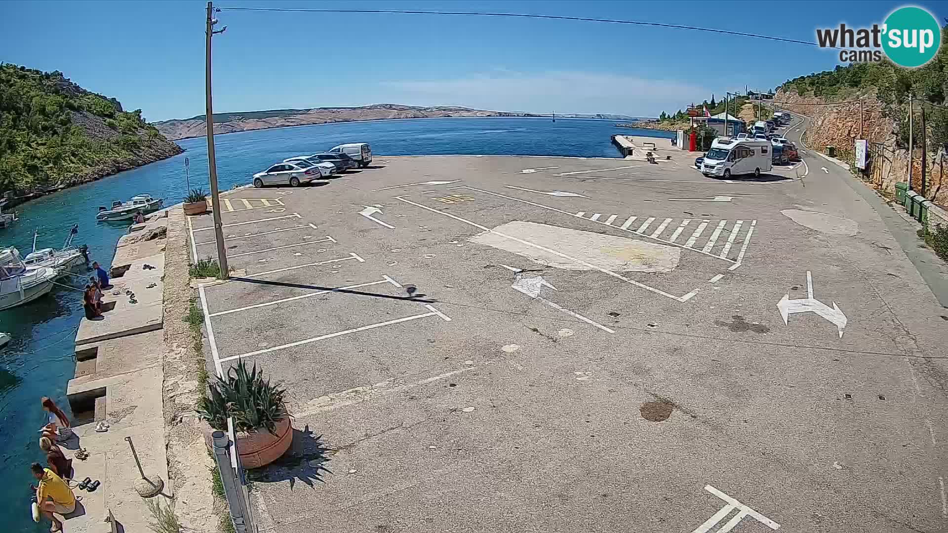 Webcam porto traghetti di Prizna – per l’isola di Pag