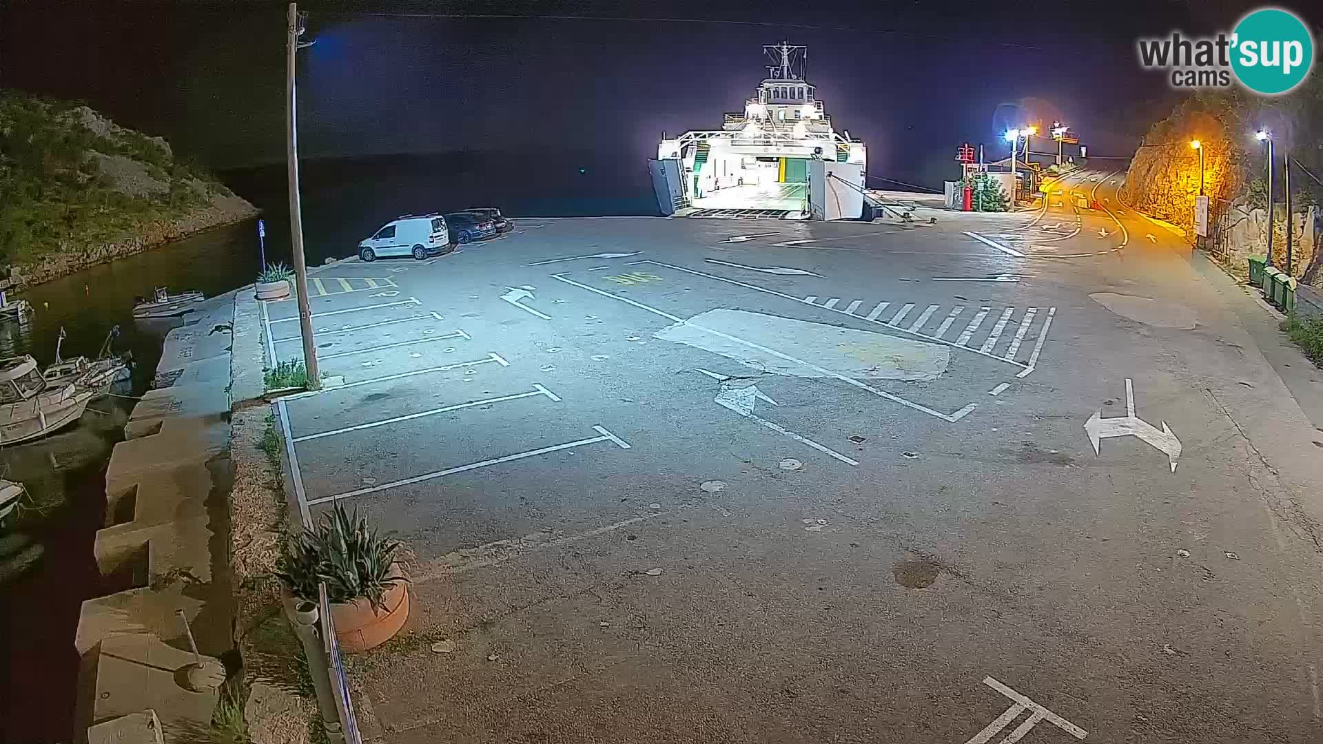 Webcam porto traghetti di Prizna – per l’isola di Pag