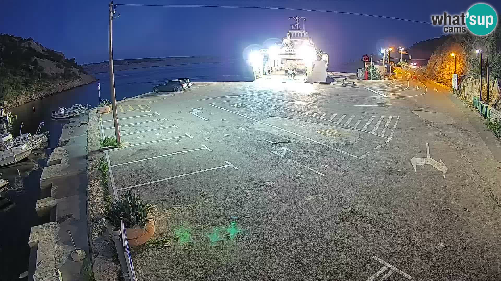 Webcam porto traghetti di Prizna – per l’isola di Pag