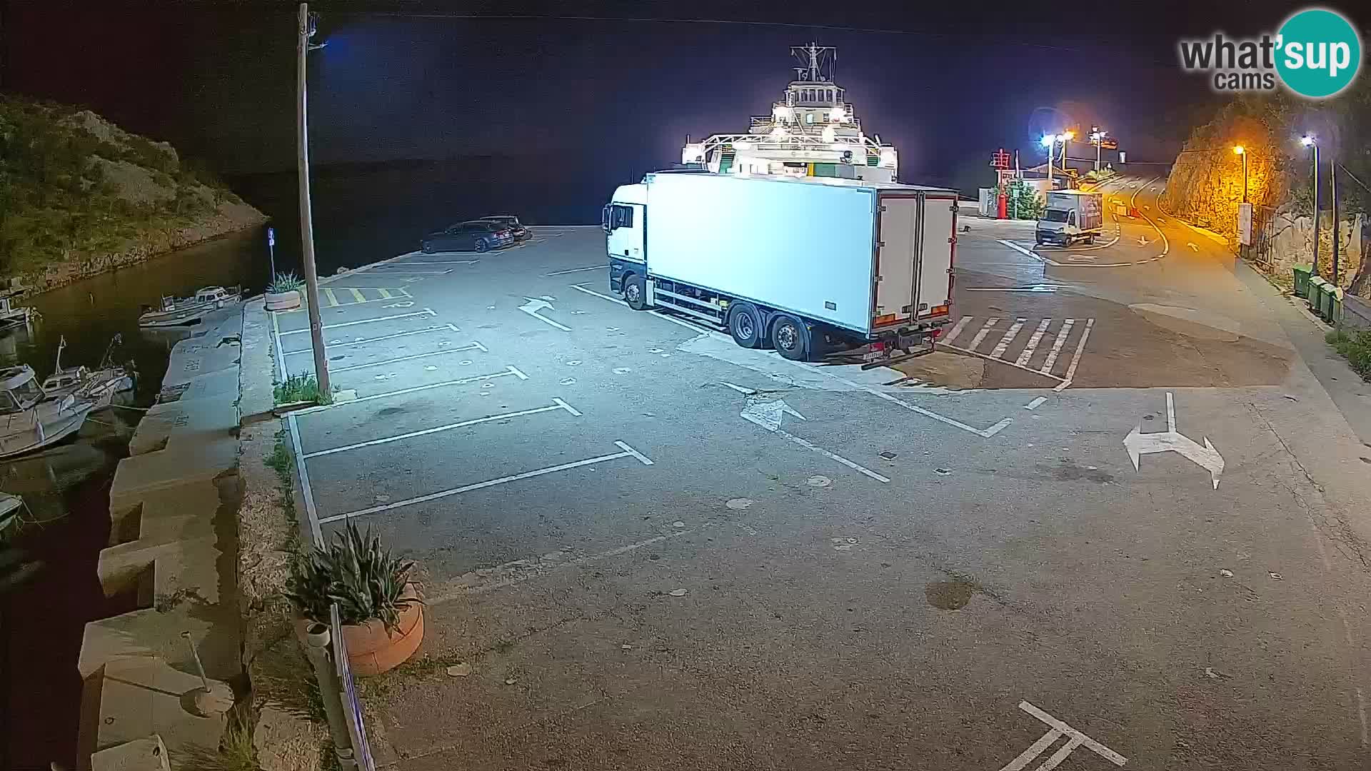 Webcam porto traghetti di Prizna – per l’isola di Pag