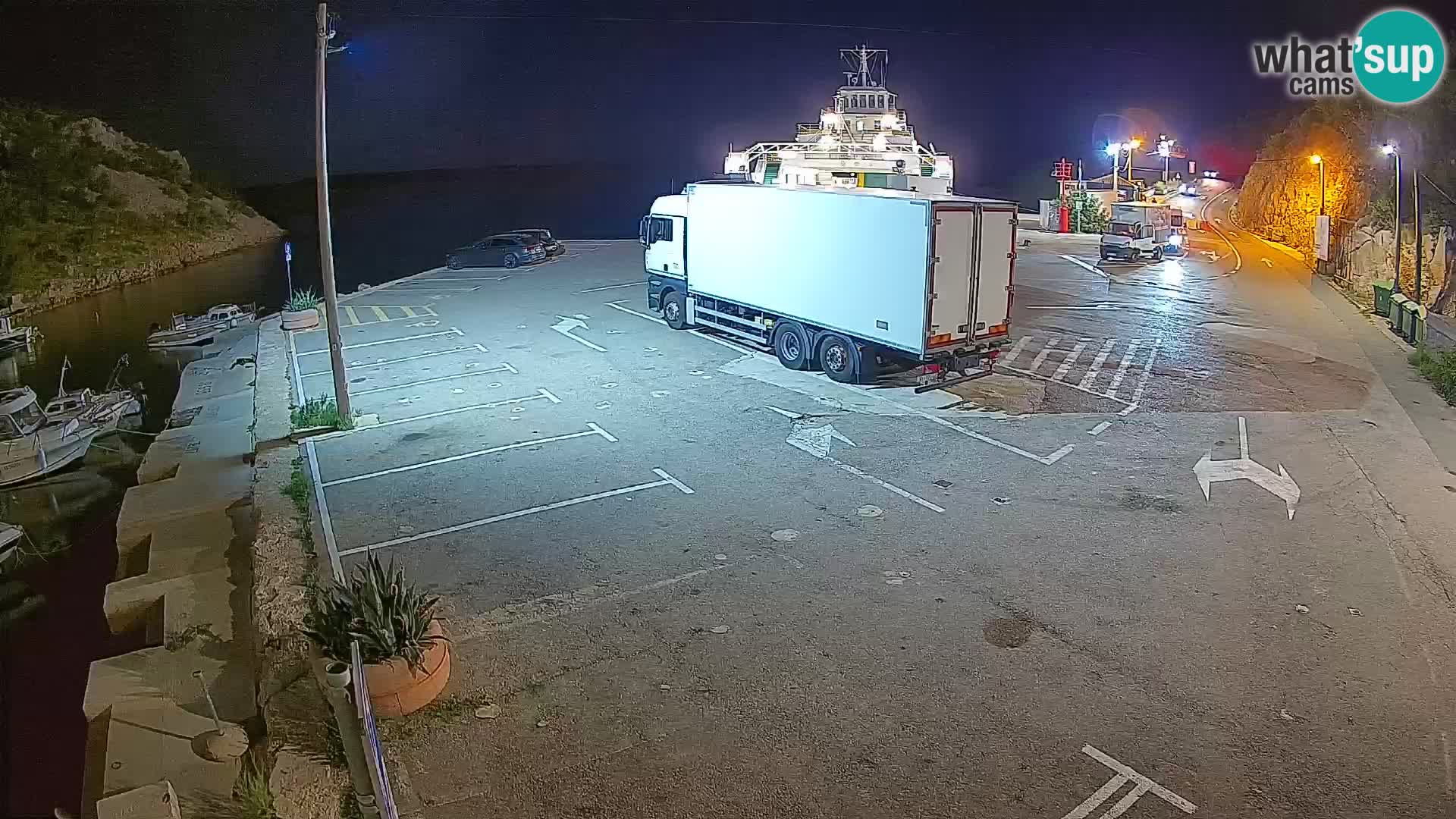 Webcam porto traghetti di Prizna – per l’isola di Pag