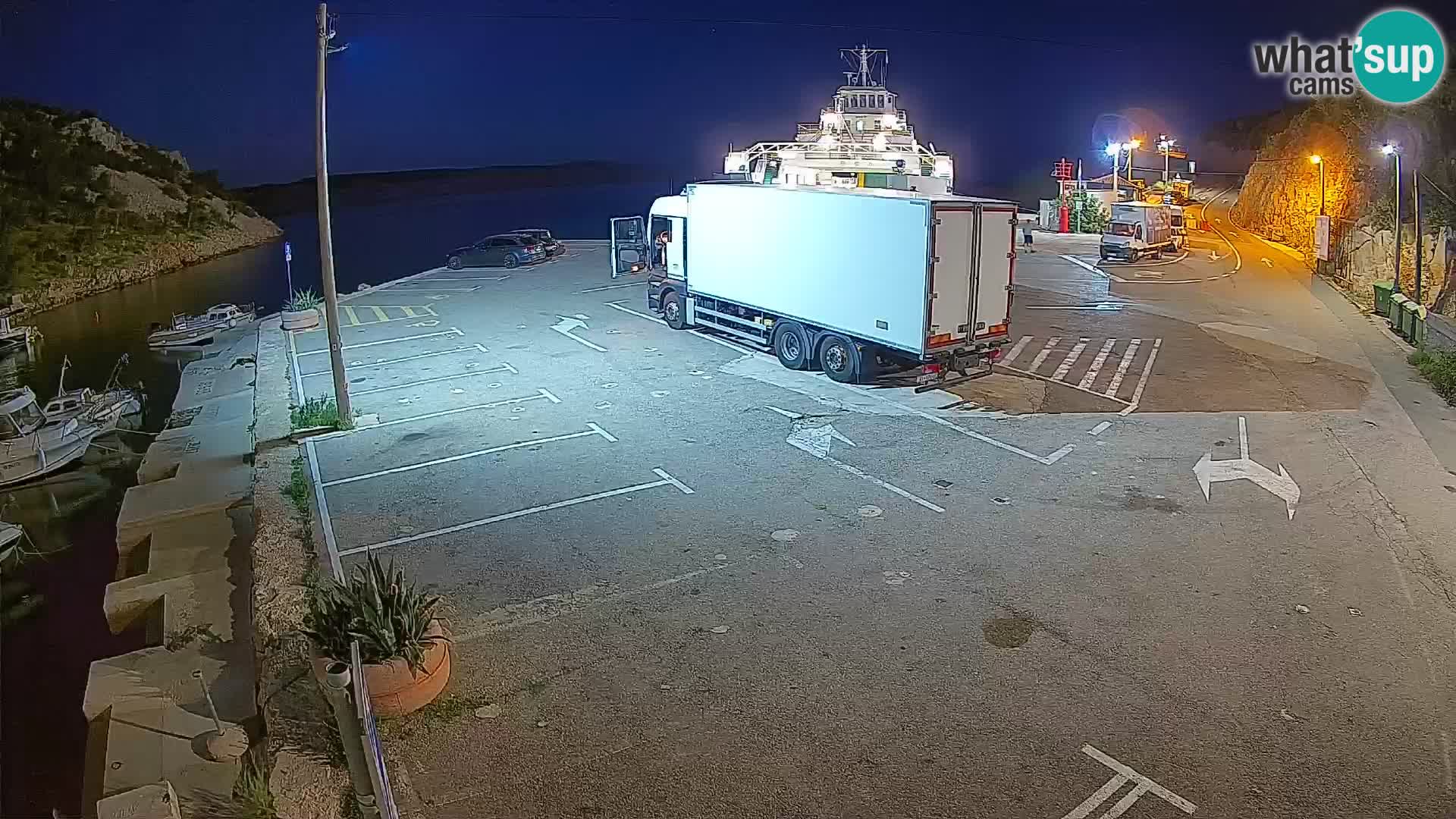 Webcam porto traghetti di Prizna – per l’isola di Pag