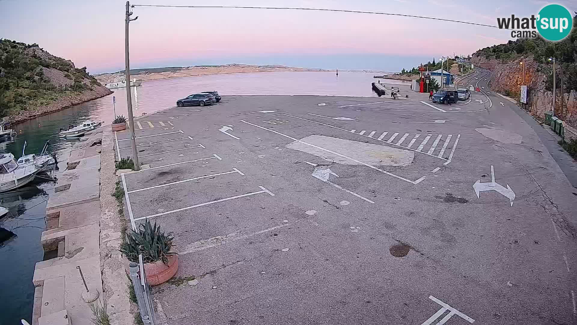 Webcam porto traghetti di Prizna – per l’isola di Pag