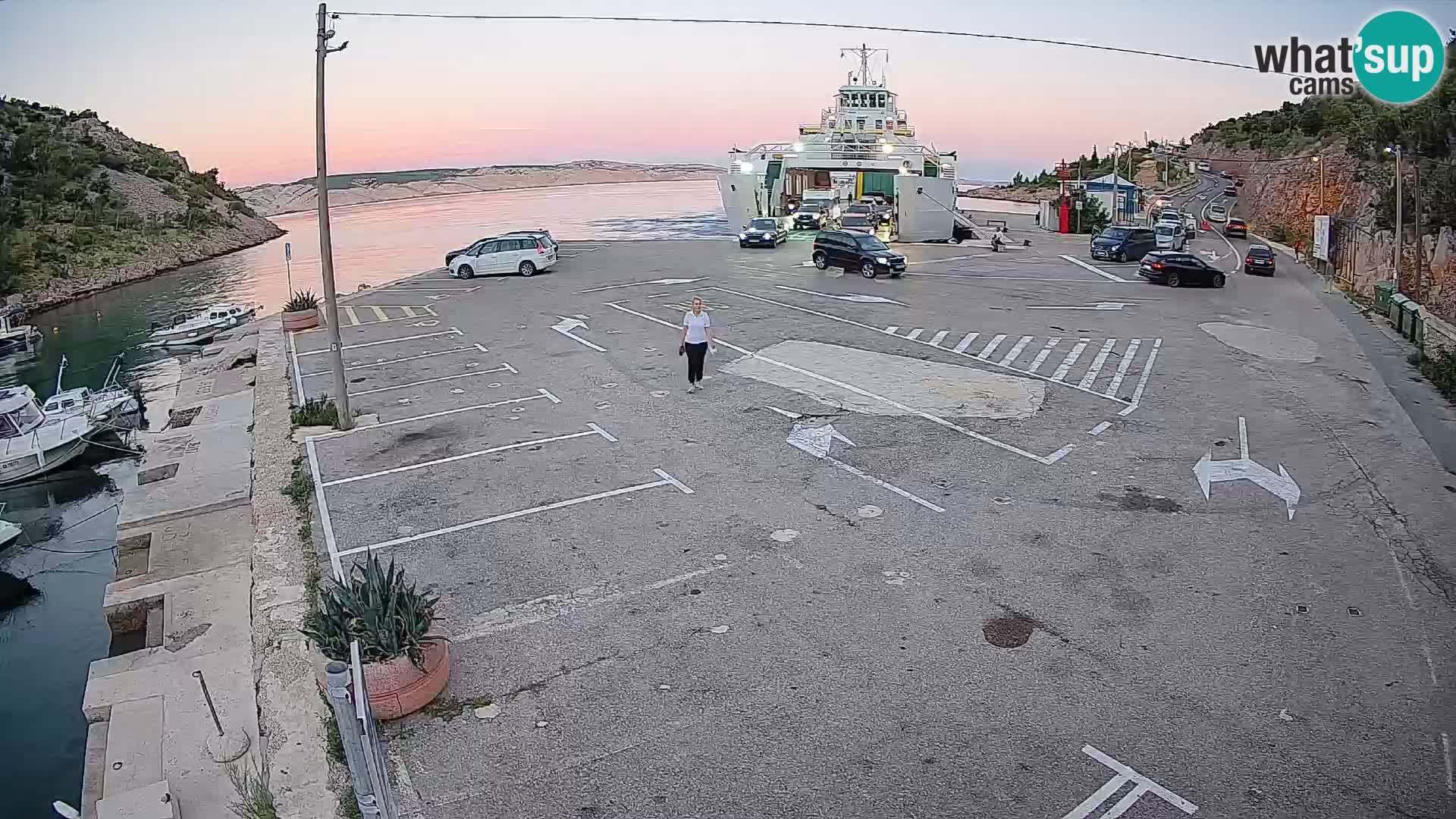 Webcam porto traghetti di Prizna – per l’isola di Pag