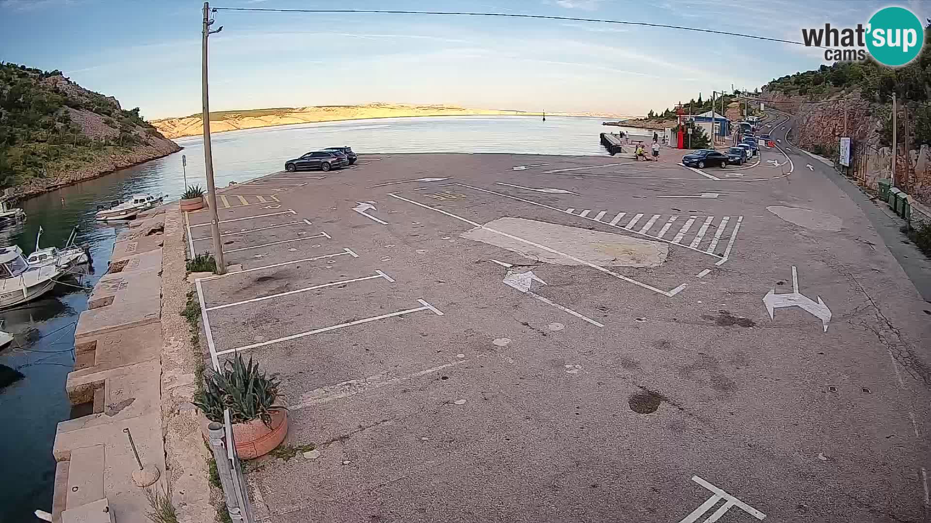 Webcam porto traghetti di Prizna – per l’isola di Pag