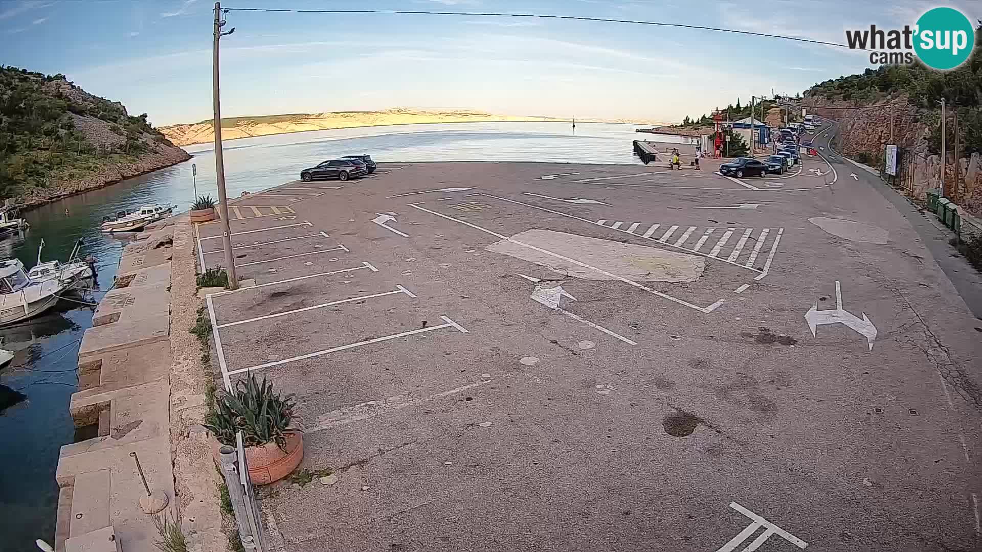 Webcam porto traghetti di Prizna – per l’isola di Pag