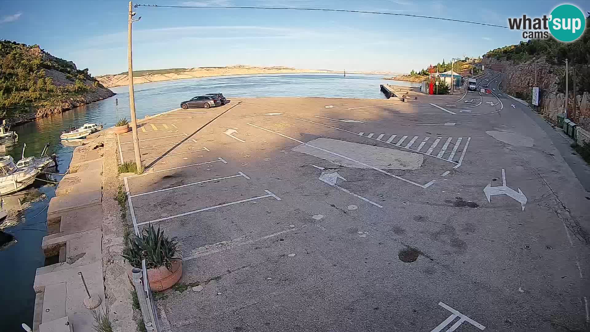 Webcam porto traghetti di Prizna – per l’isola di Pag