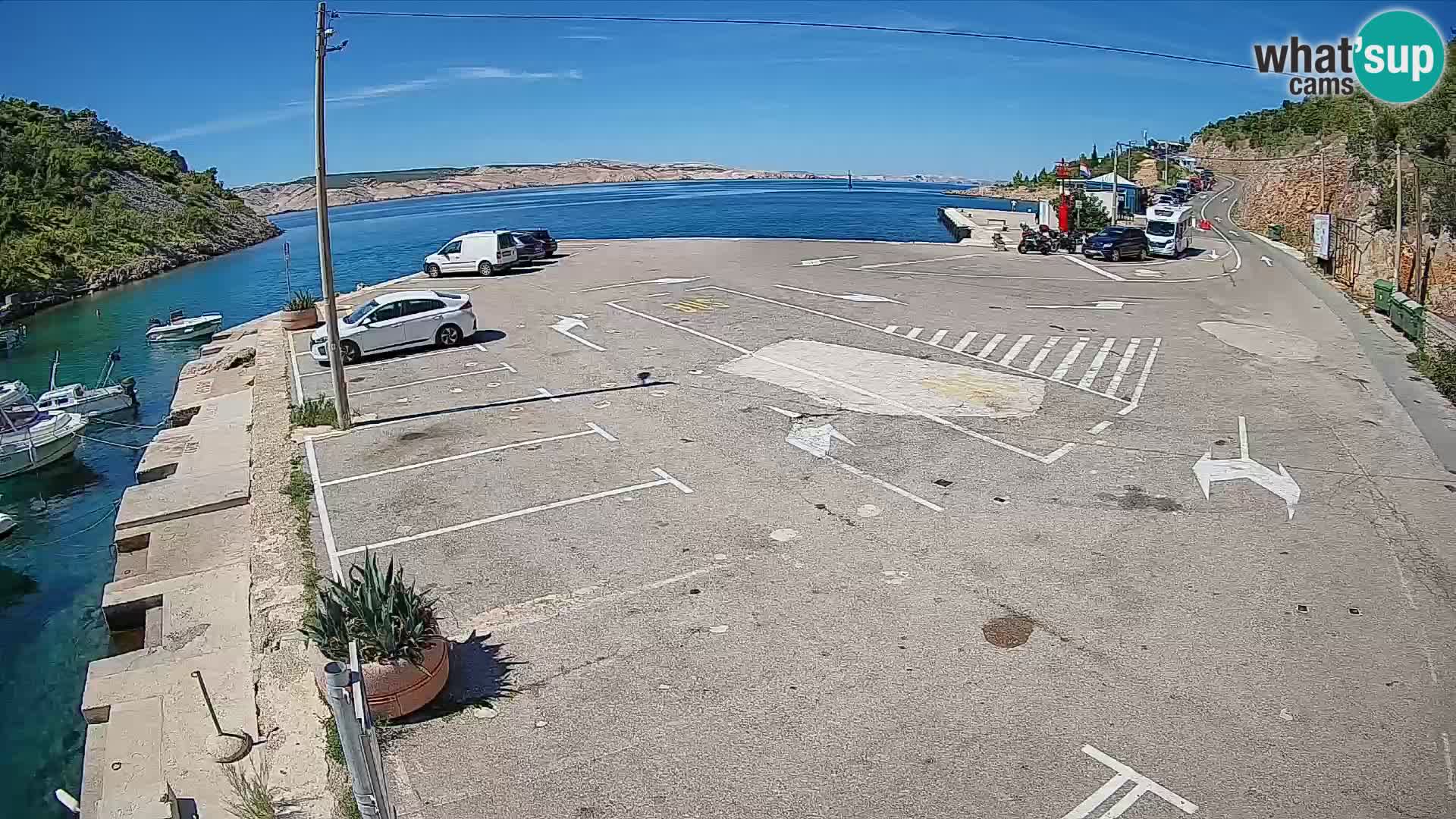 Webcam porto traghetti di Prizna – per l’isola di Pag