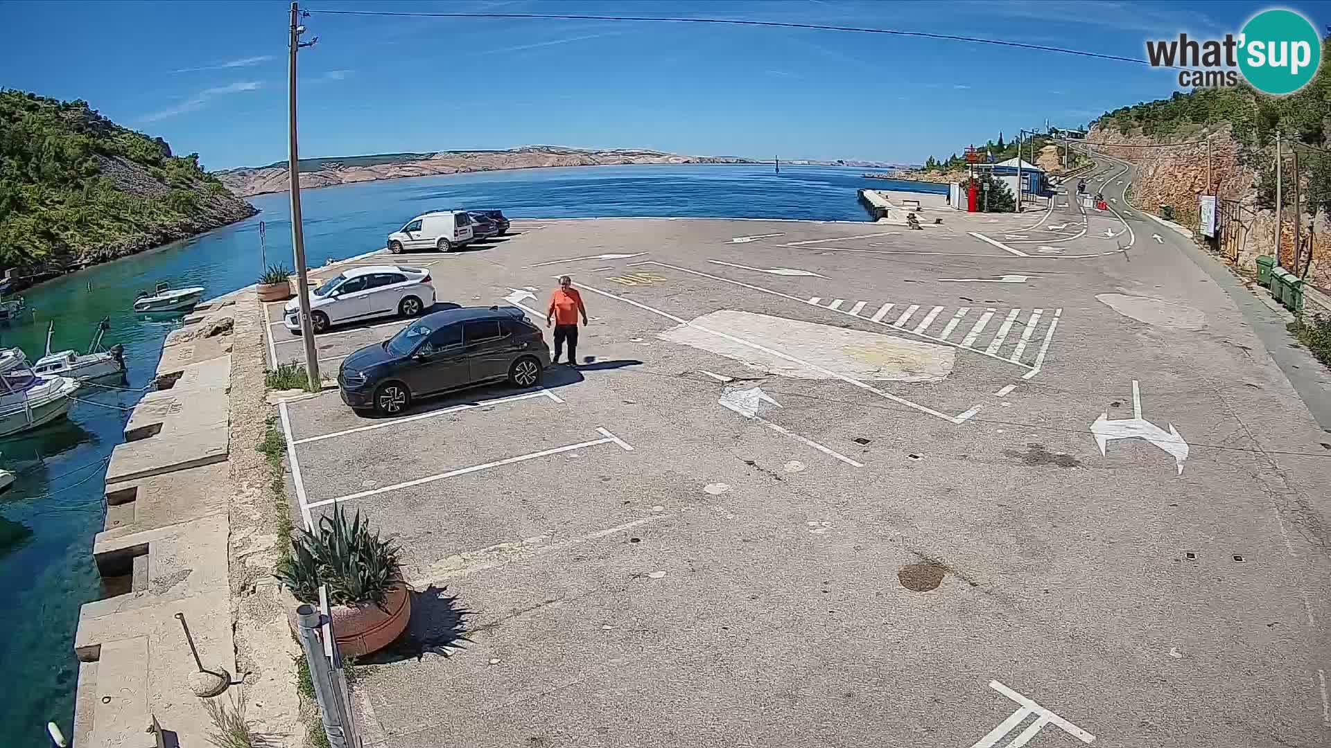 Webcam porto traghetti di Prizna – per l’isola di Pag