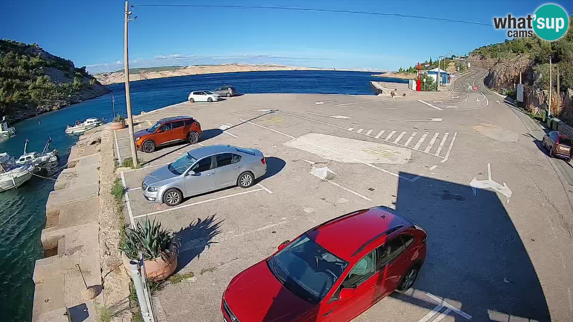 Webcam porto traghetti di Prizna – per l’isola di Pag