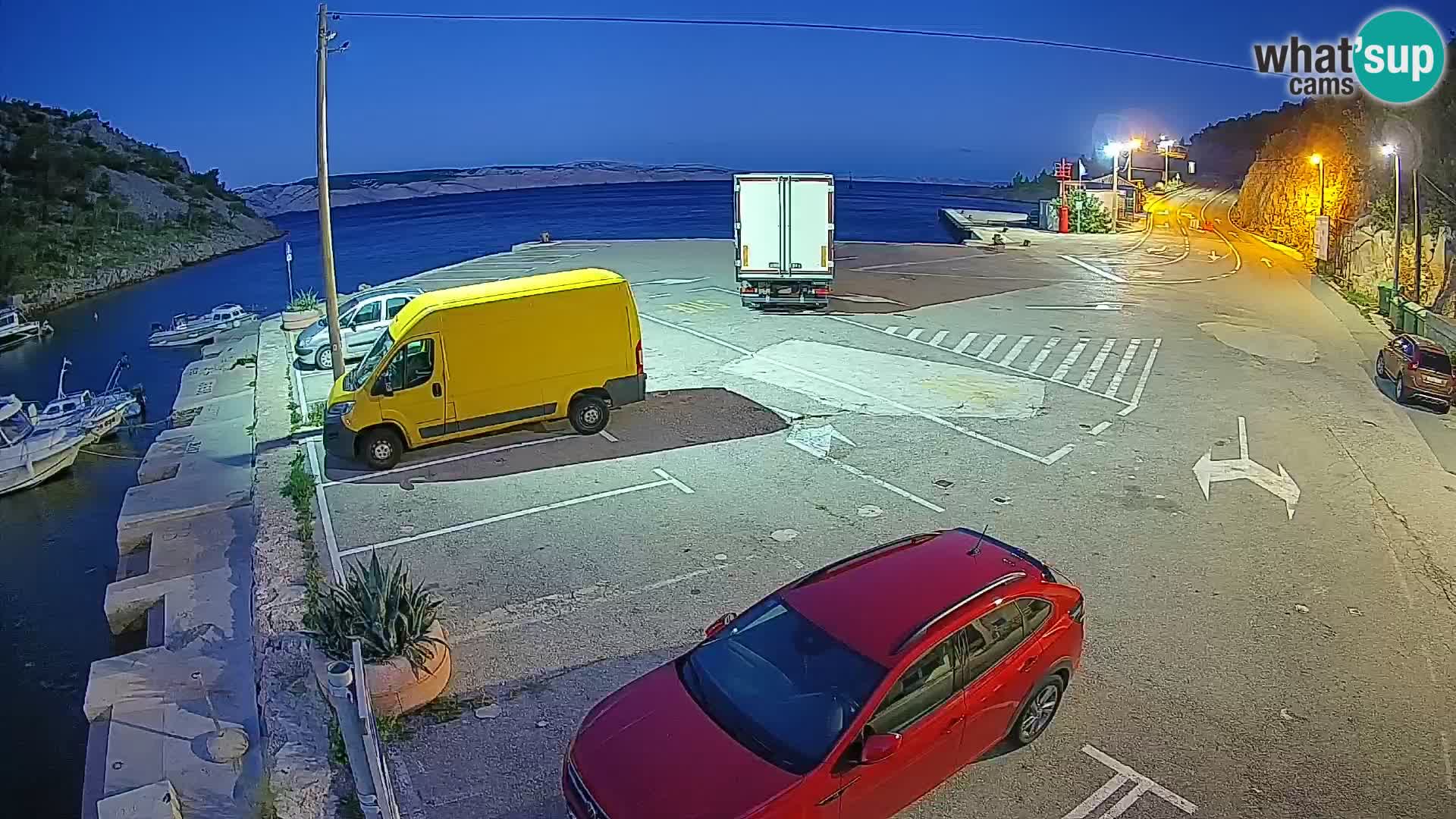 Webcam porto traghetti di Prizna – per l’isola di Pag