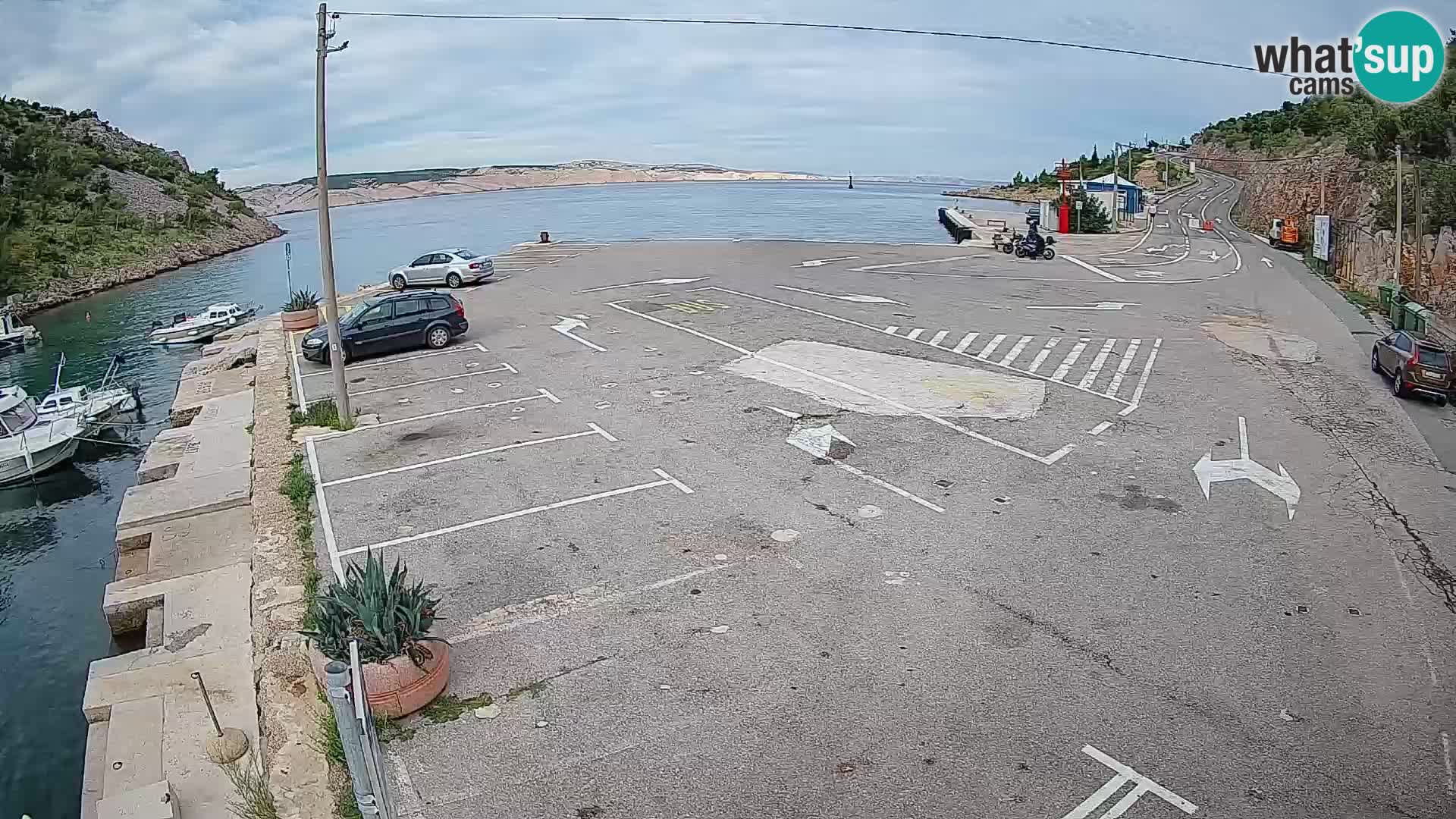 Webcam porto traghetti di Prizna – per l’isola di Pag